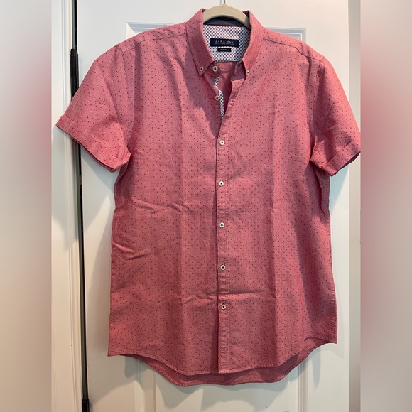 Zara Men's Pink Short Sleeve Shirt L - Picture 1 of 5